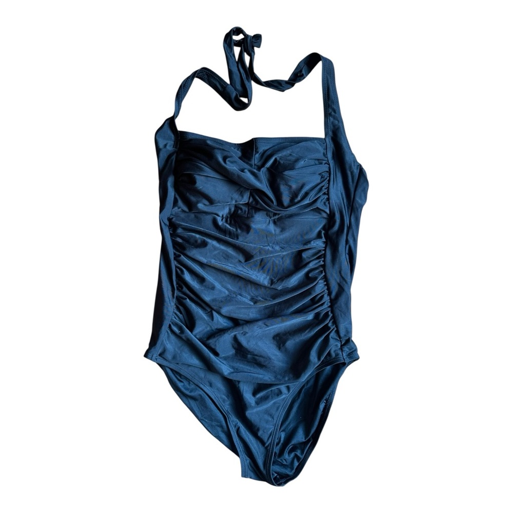 Smismivo Women’s Halter One-Piece Swimsuit – Black – Size M – New With Tags - Picture 4 of 10